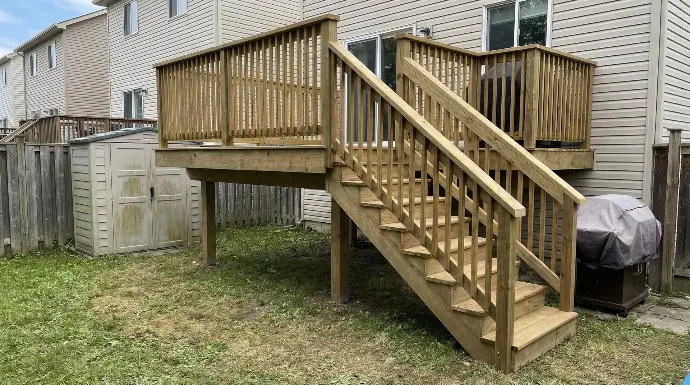 Réparation de deck et patio en bois - Projet 1
