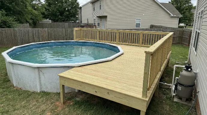 Teinture et scellement de deck en bois traité - Projet 5