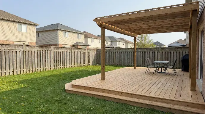 Réparation de structure de balcon en bois - Projet 4