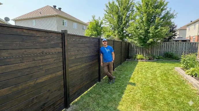 Expert en réparation de poteaux de clôture en bois